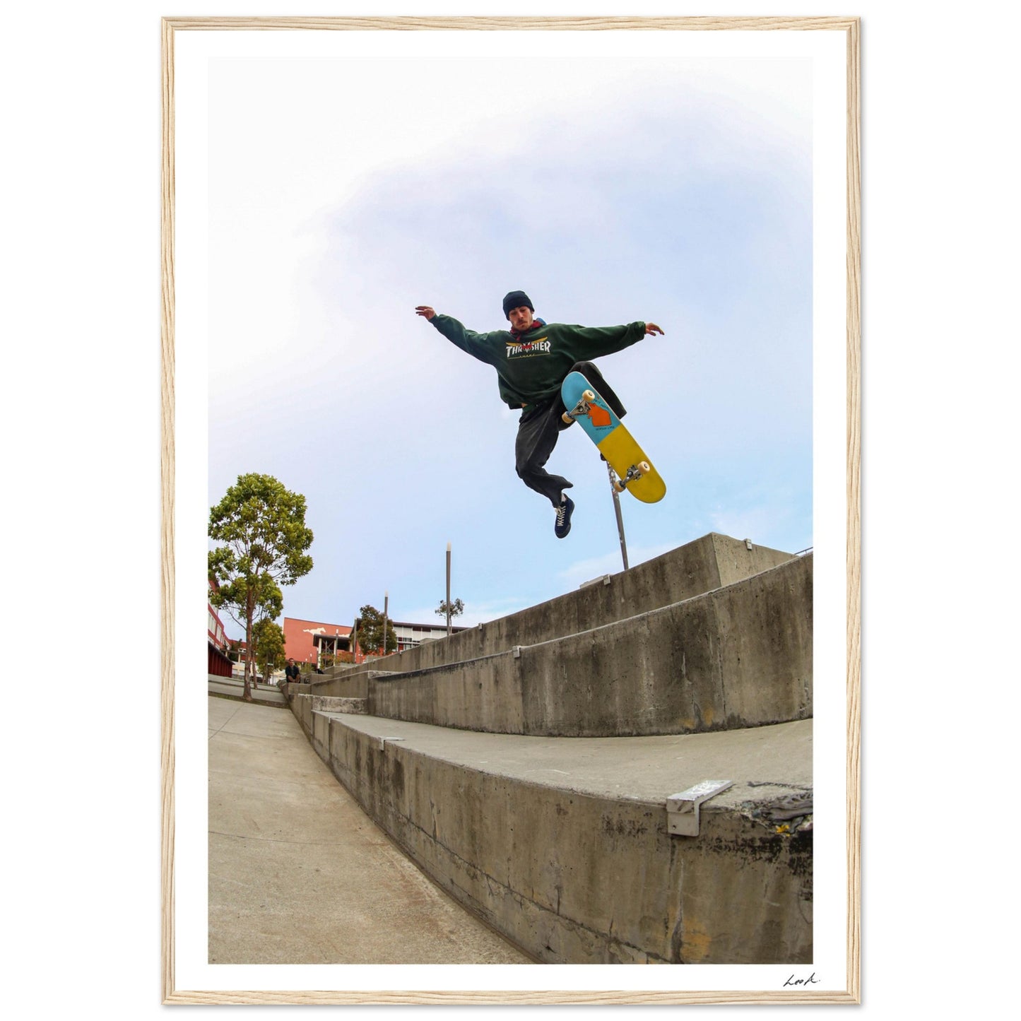Brody Petulla No Comply Abraham Lincoln High School - Premium Matte Paper Wooden Framed Poster