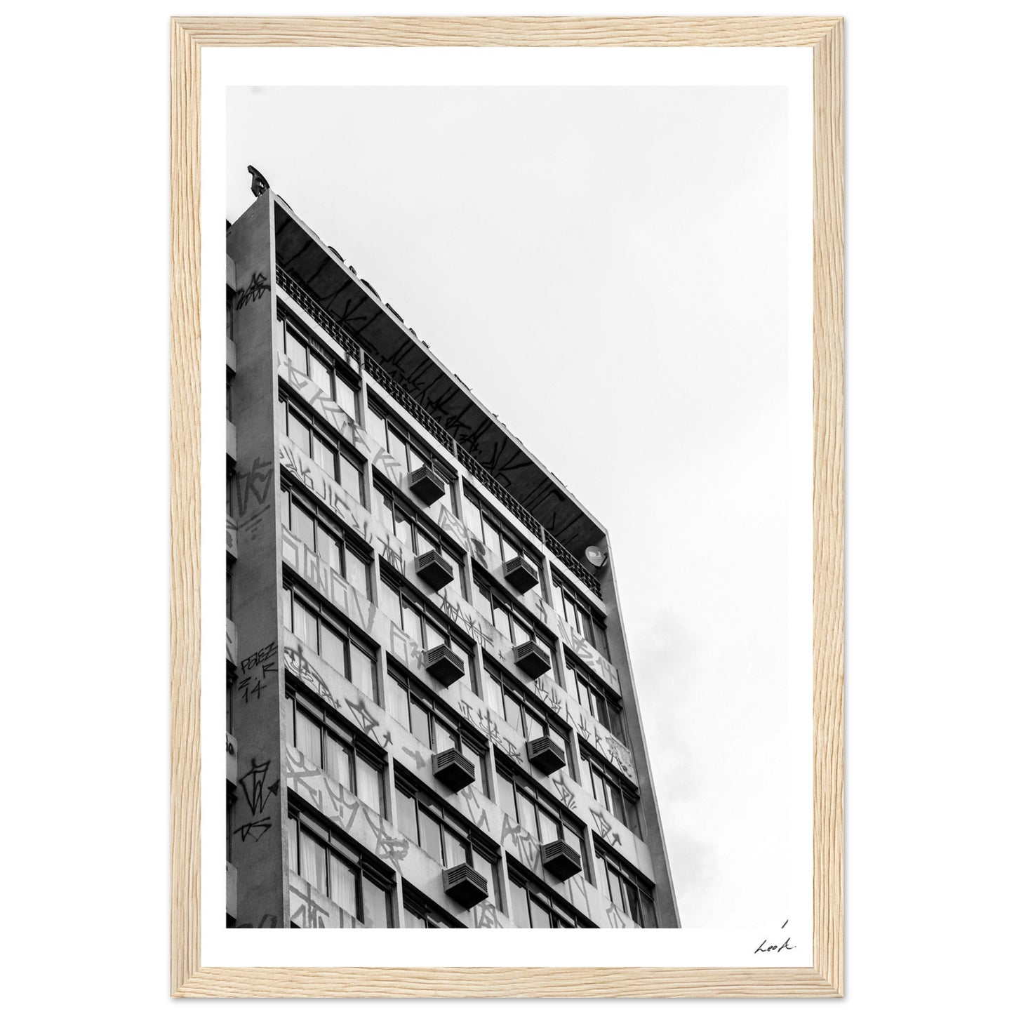 Street of CWB 3 - Premium Matte Paper Wooden Framed Poster