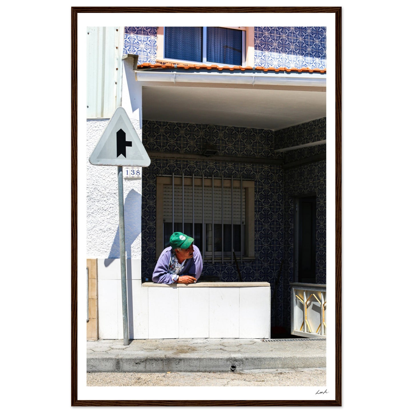Morador de Costa Nova - Premium Matte Paper Wooden Framed Poster