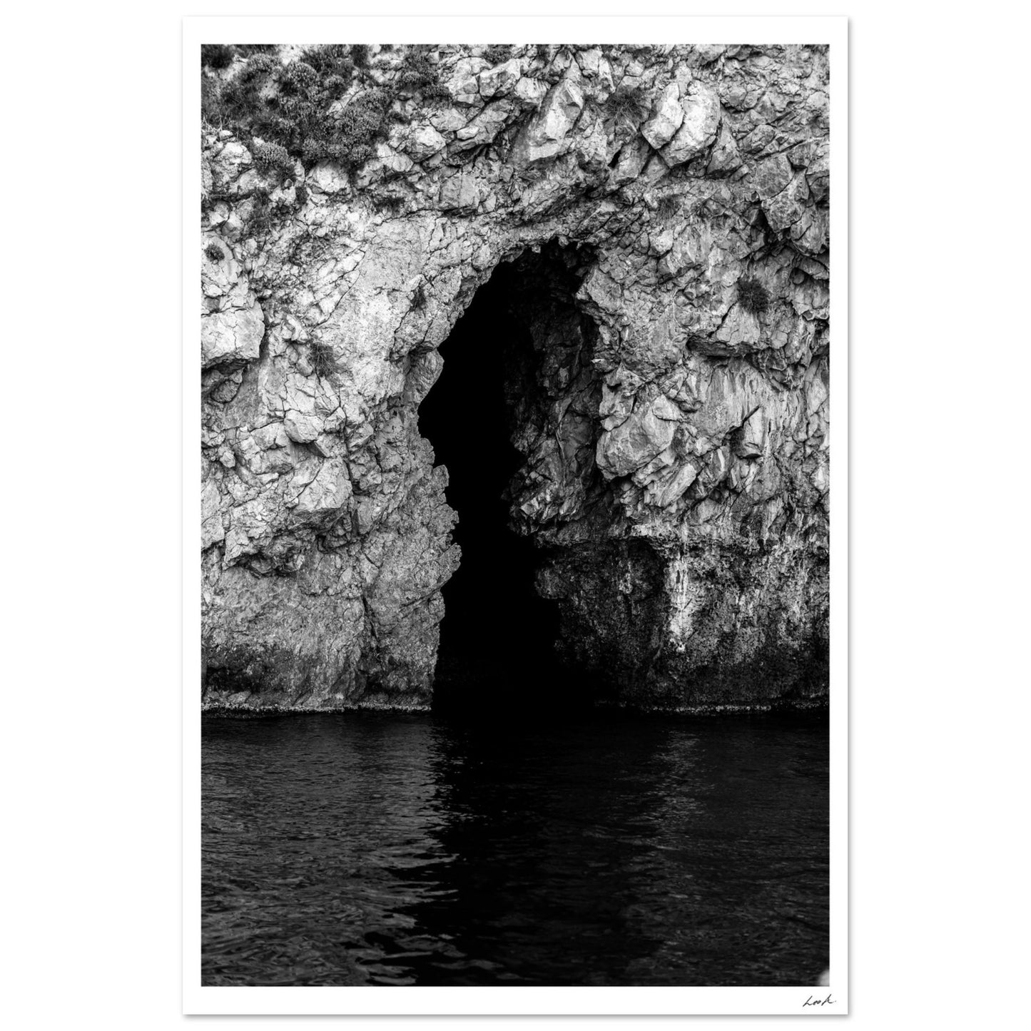 Taormina Cave - Premium Semi-Glossy Paper Poster