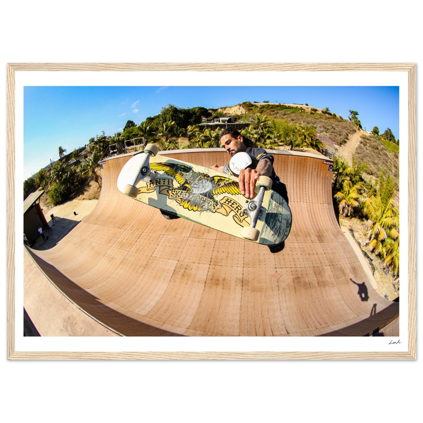 Front Side Air - Premium Matte Paper Wooden Framed Poster