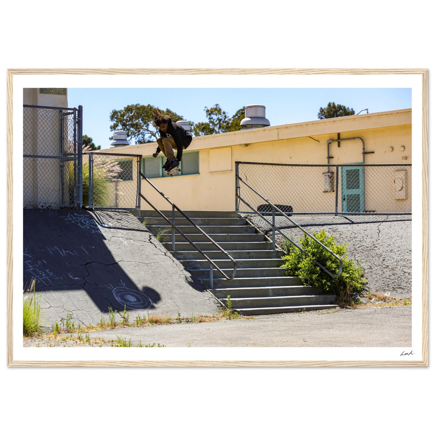 Melon Grab - Premium Matte Paper Wooden Framed Poster