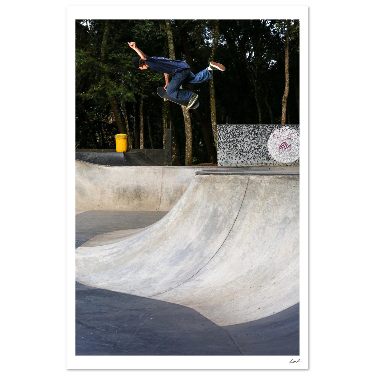 Nose Grab One Foot - Aluminum Print