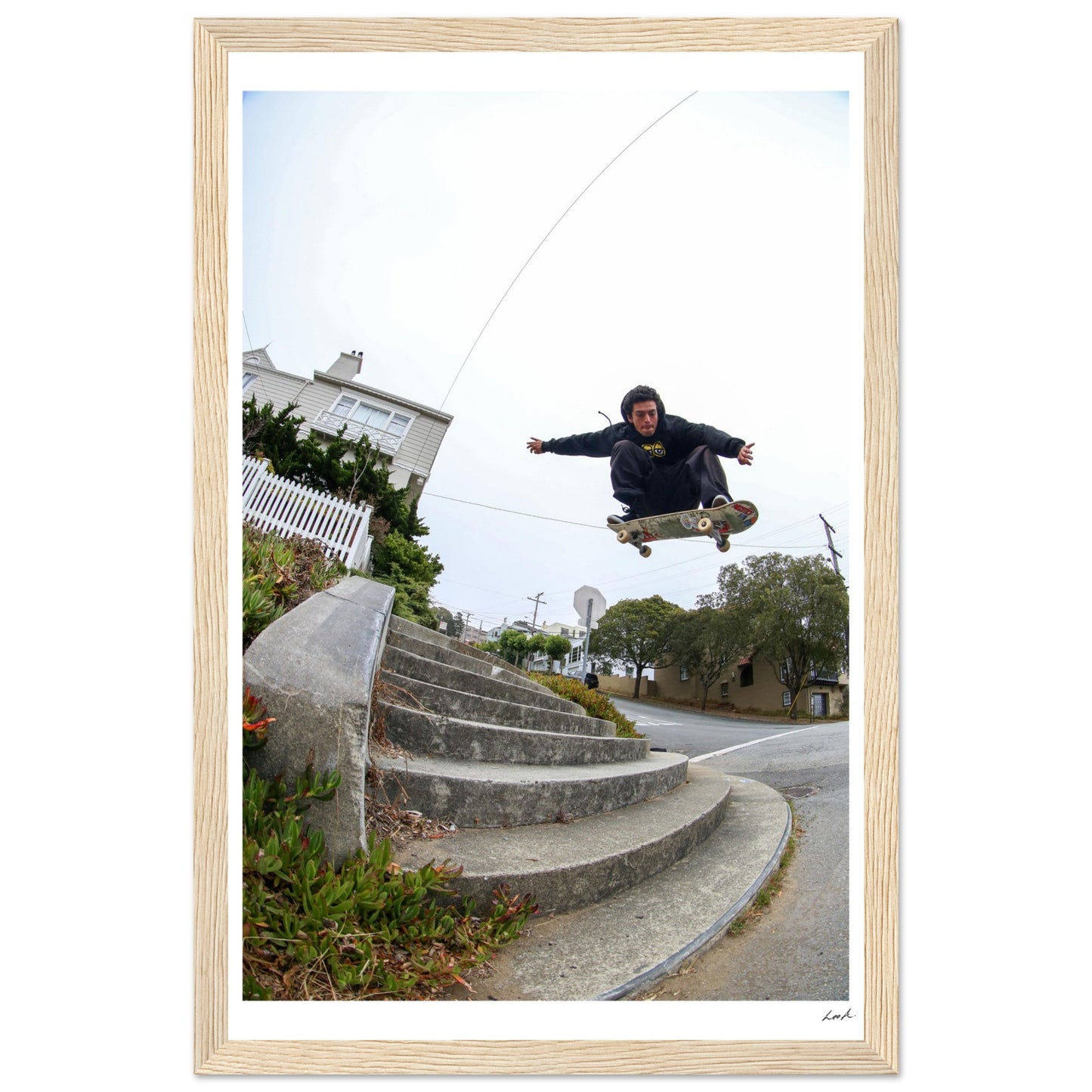 Ollie - Premium Matte Paper Wooden Framed Poster