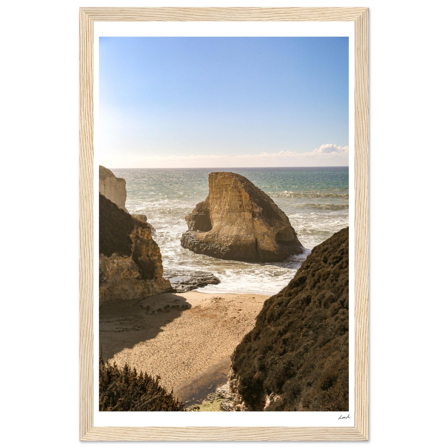 Daven Port Sharkfin - Premium Matte Paper Wooden Framed Poster