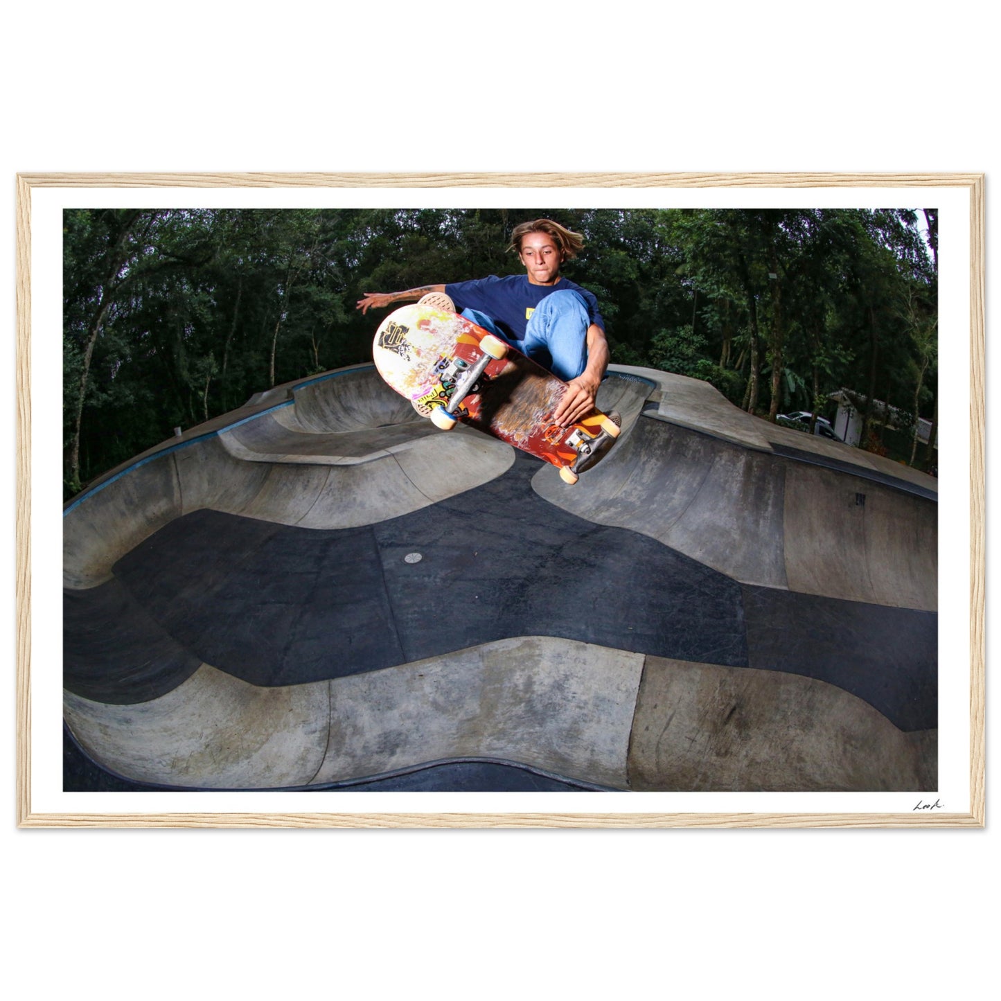 Alley Nosebone - Premium Matte Paper Wooden Framed Poster