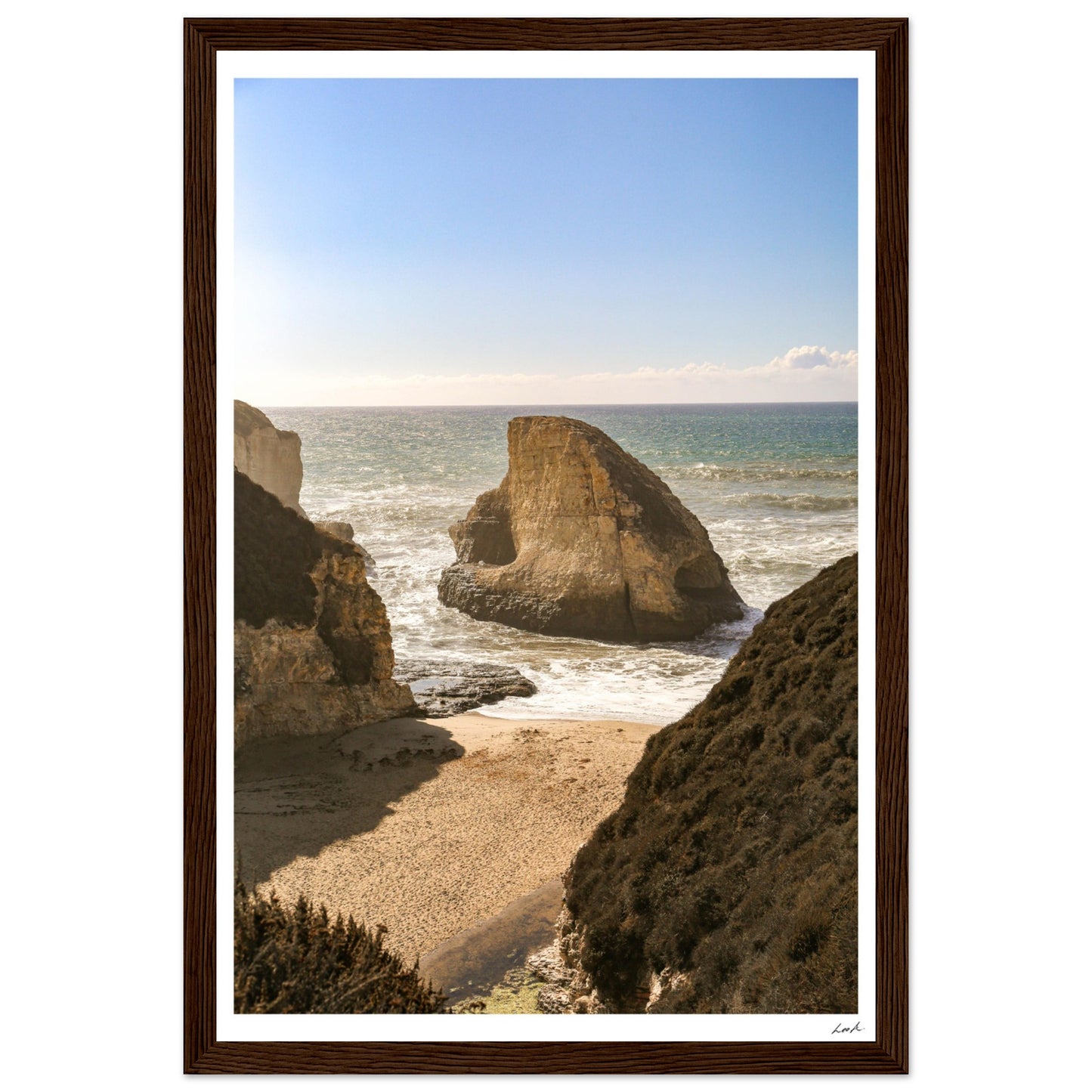 Daven Port Sharkfin - Premium Matte Paper Wooden Framed Poster
