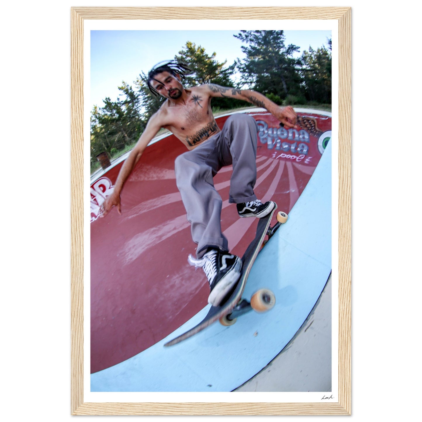 FS Feeble Buena Vista Pool - Premium Matte Paper Wooden Framed Poster