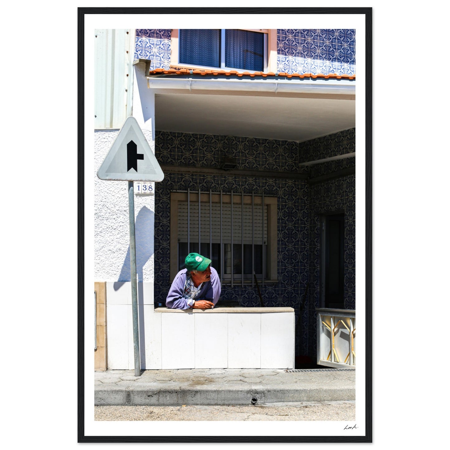Morador de Costa Nova - Premium Matte Paper Wooden Framed Poster