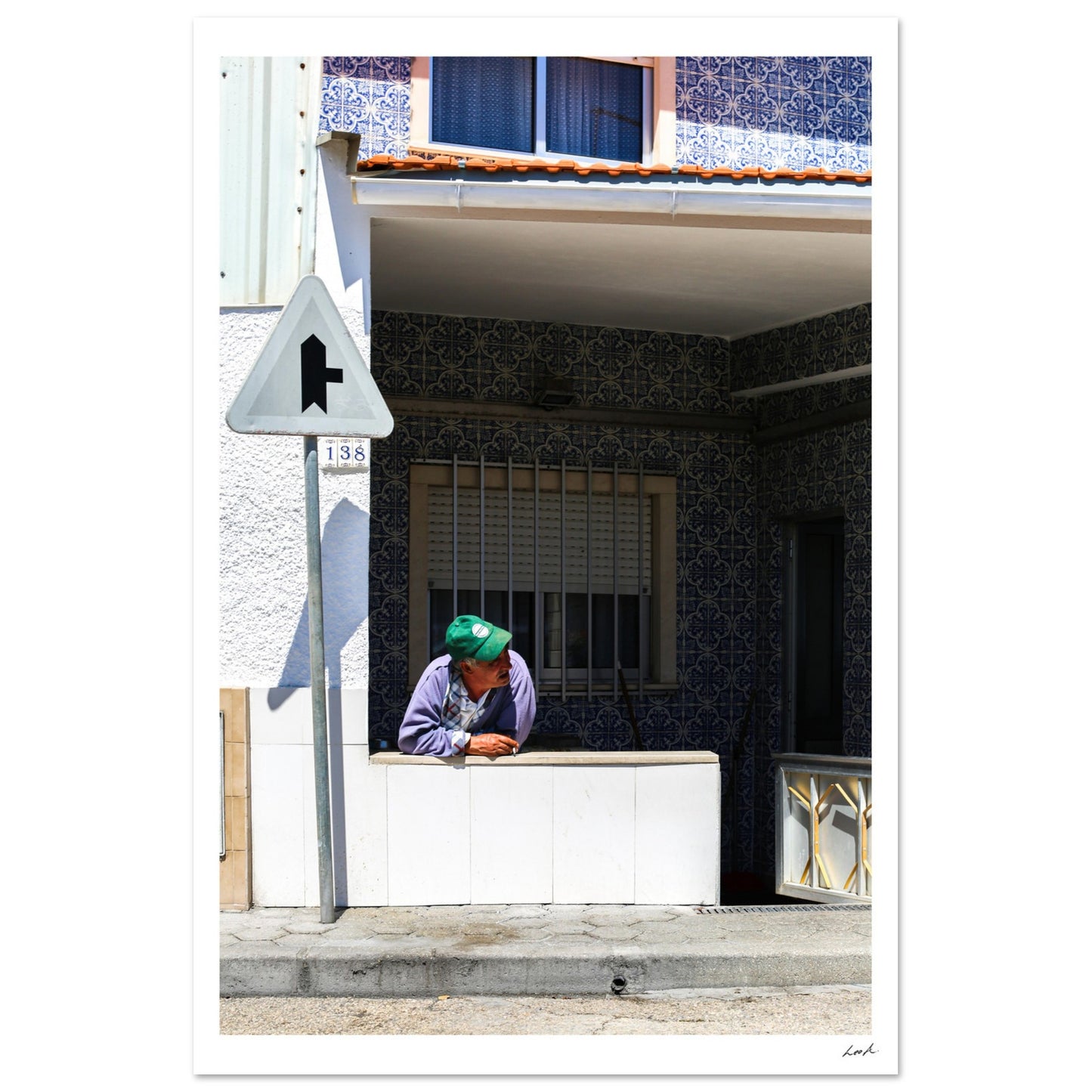 Morador de Costa Nova - Aluminum Print