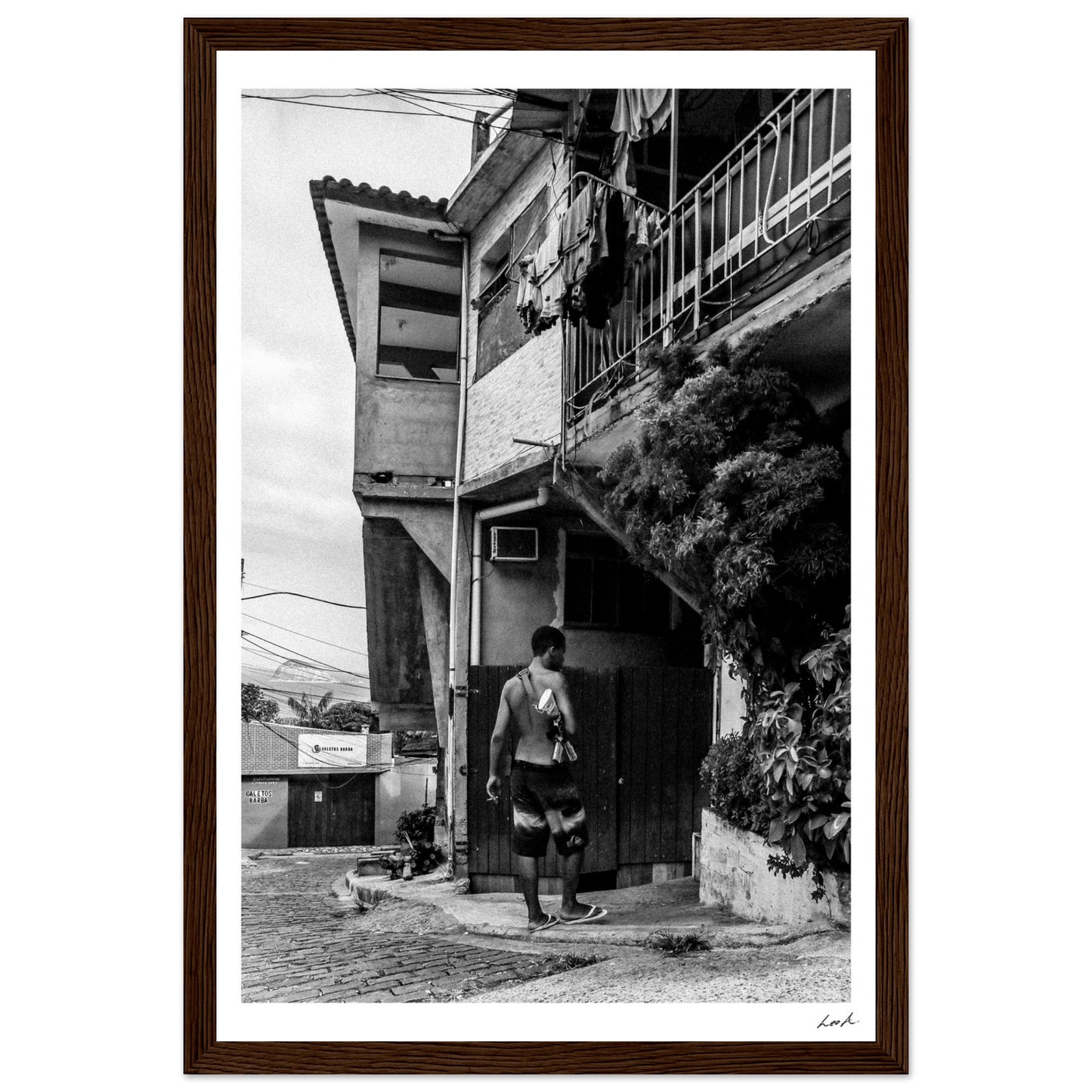 Street of RJ 3 - Premium Matte Paper Wooden Framed Poster