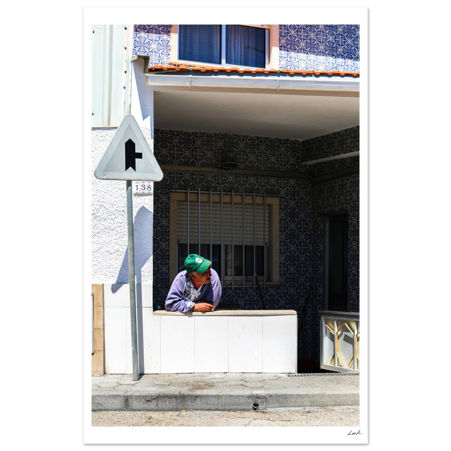 Morador de Costa Nova - Premium Semi-Glossy Paper Poster