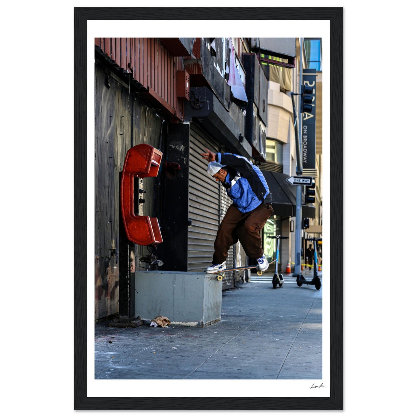 SS FS Nose Slide - Premium Matte Paper Wooden Framed Poster