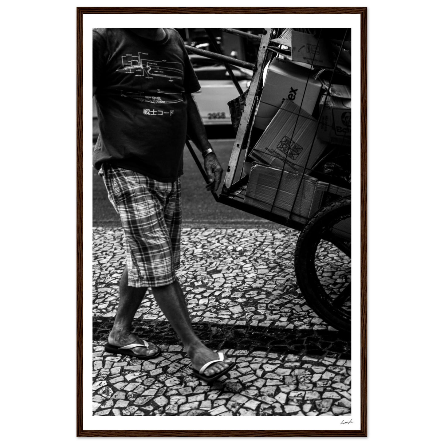 Street of CWB - Premium Matte Paper Wooden Framed Poster