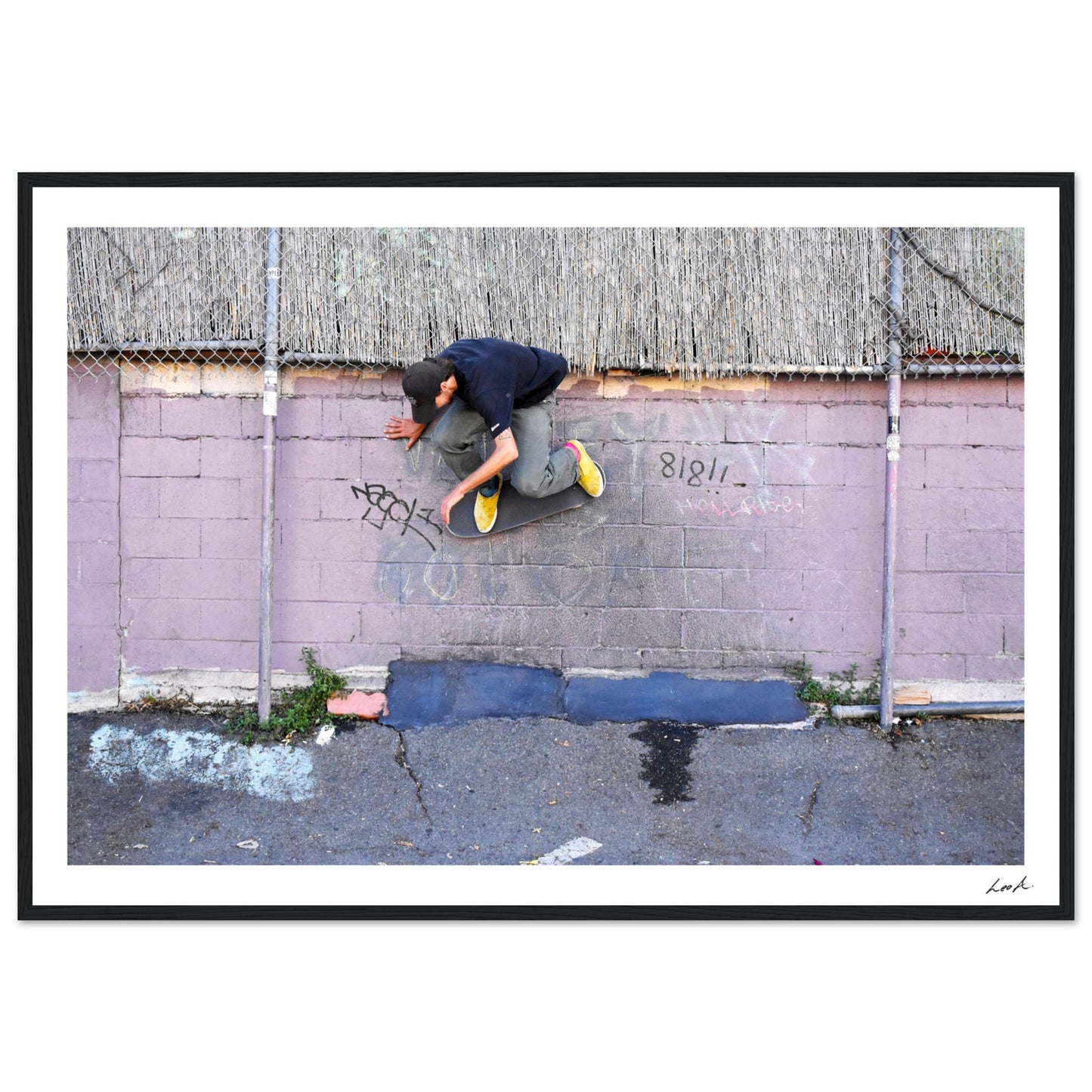Lou Wallride - Premium Matte Paper Wooden Framed Poster