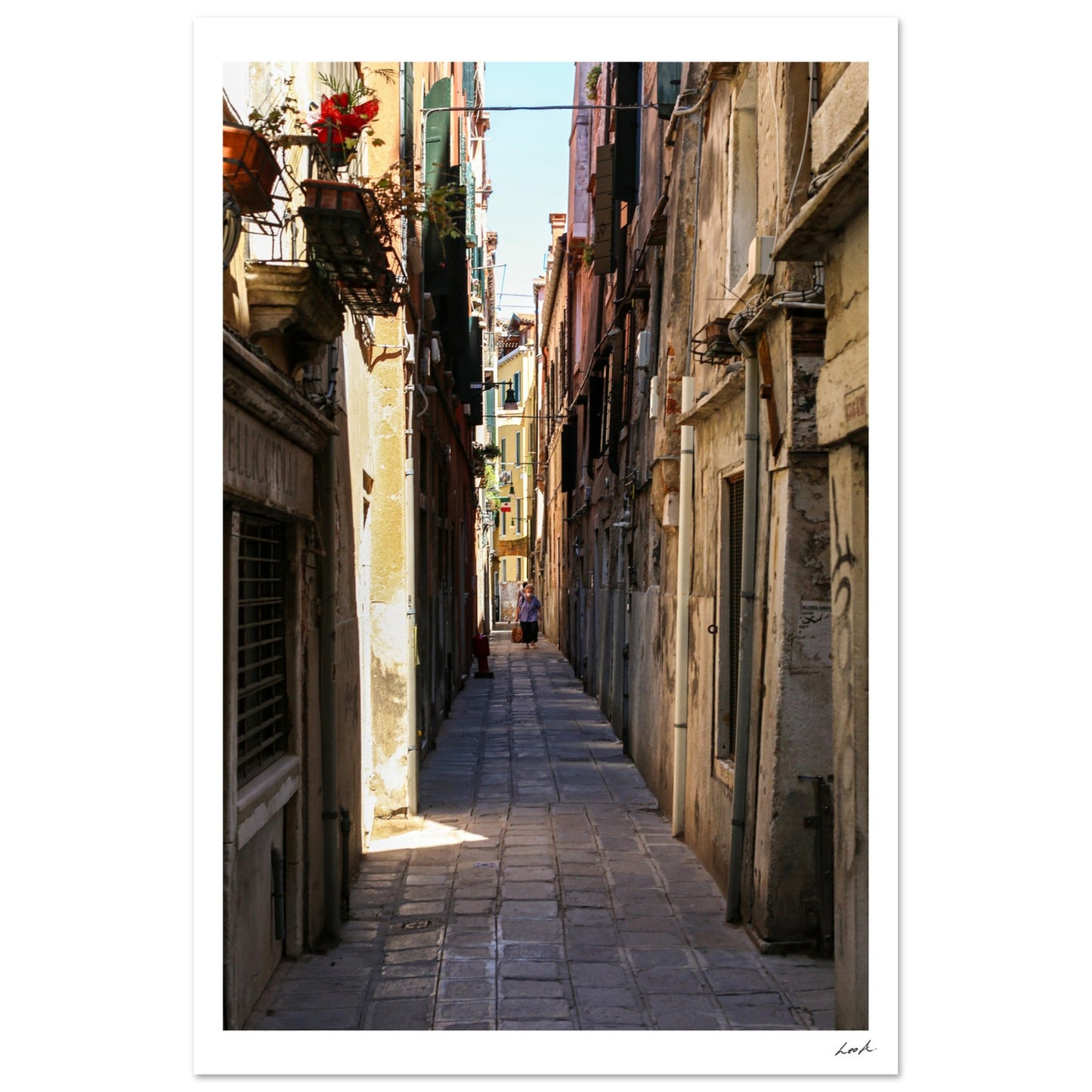 Street of Venice 3 - Premium Semi-Glossy Paper Poster