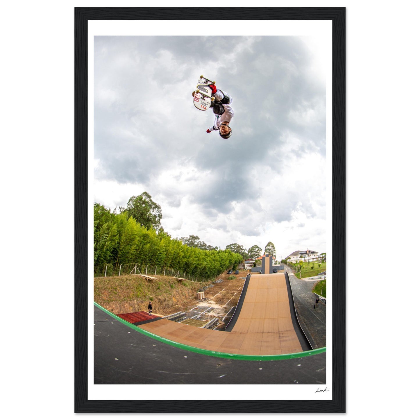 Curitiba Brazil - Premium Matte Paper Wooden Framed Poster