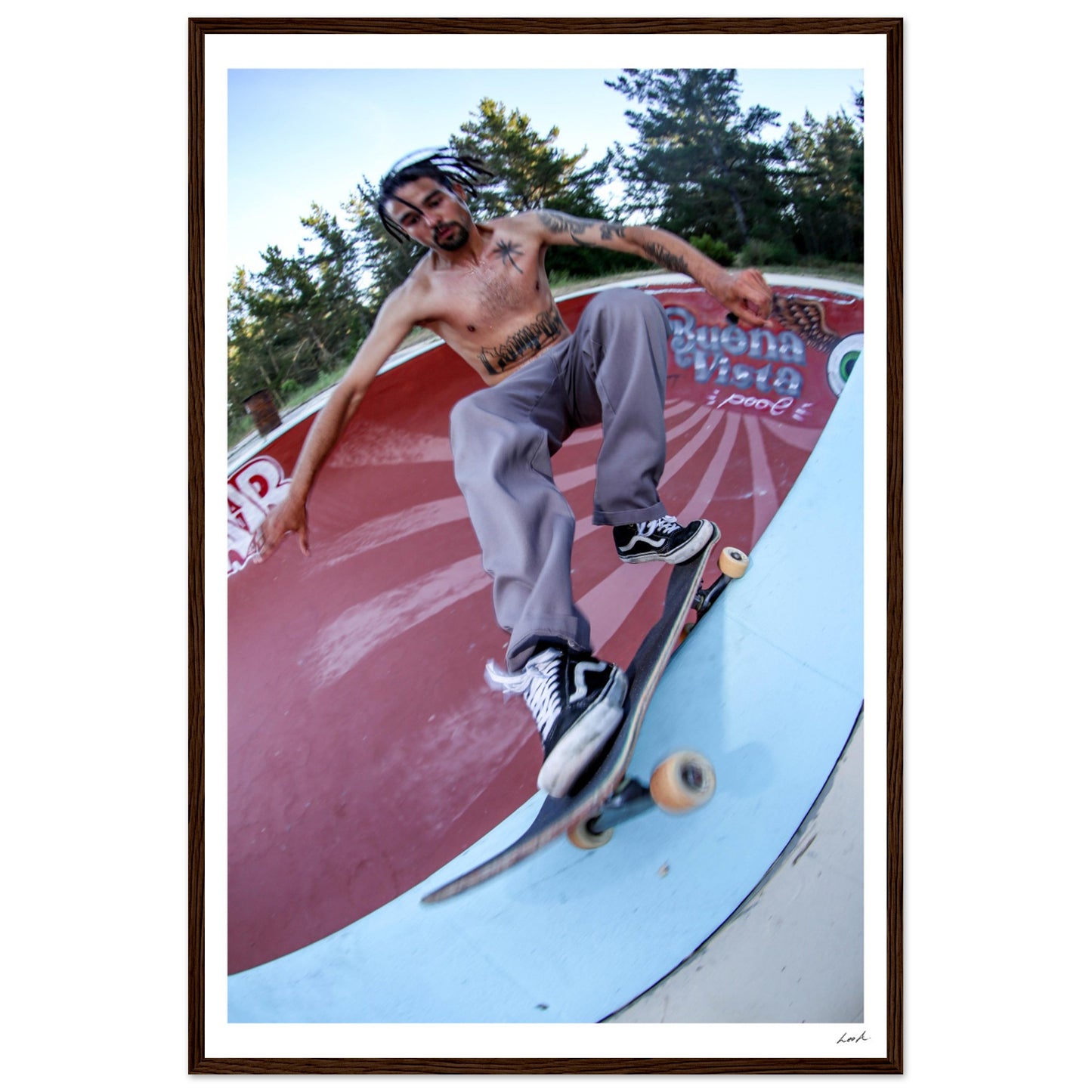 FS Feeble Buena Vista Pool - Premium Matte Paper Wooden Framed Poster
