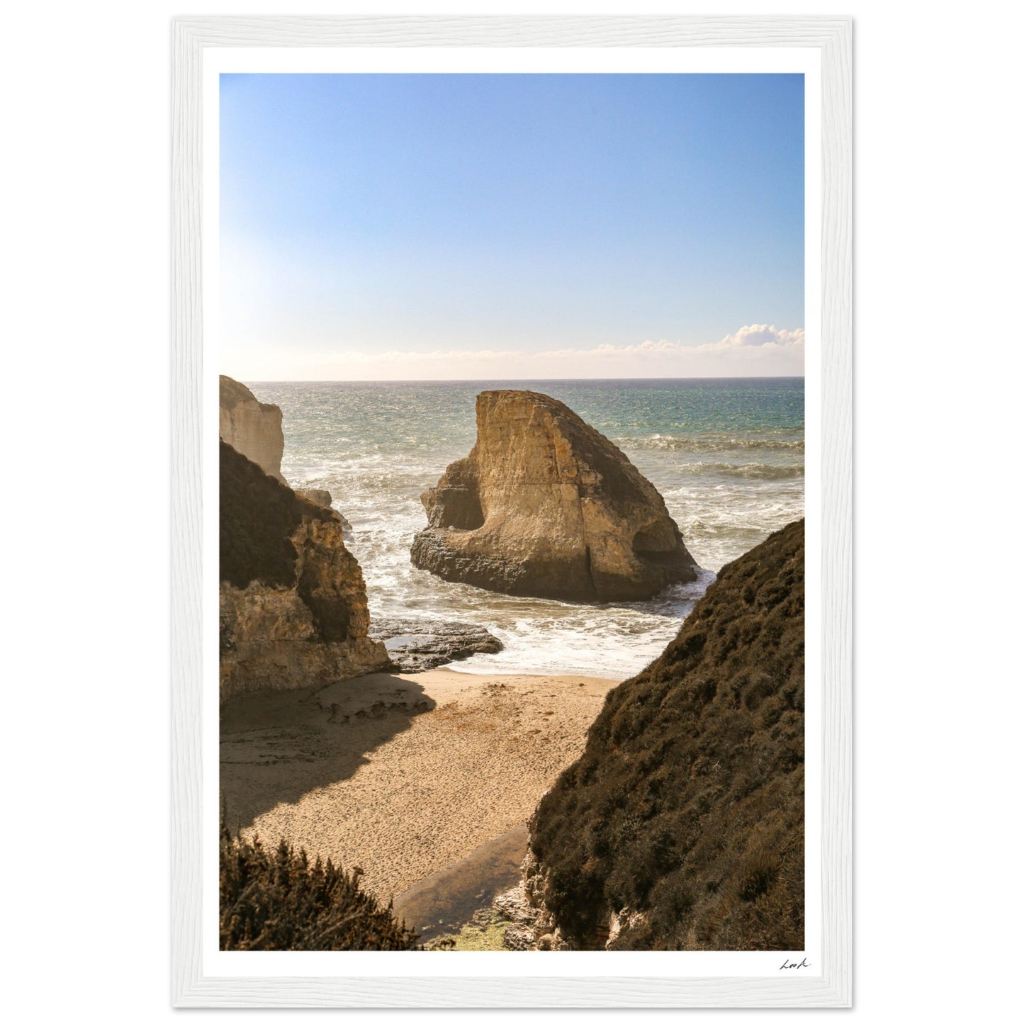 Daven Port Sharkfin - Premium Matte Paper Wooden Framed Poster