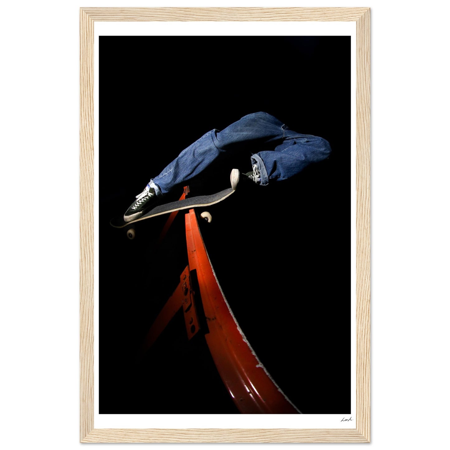 Lou Rock and Roll - Premium Matte Paper Wooden Framed Poster