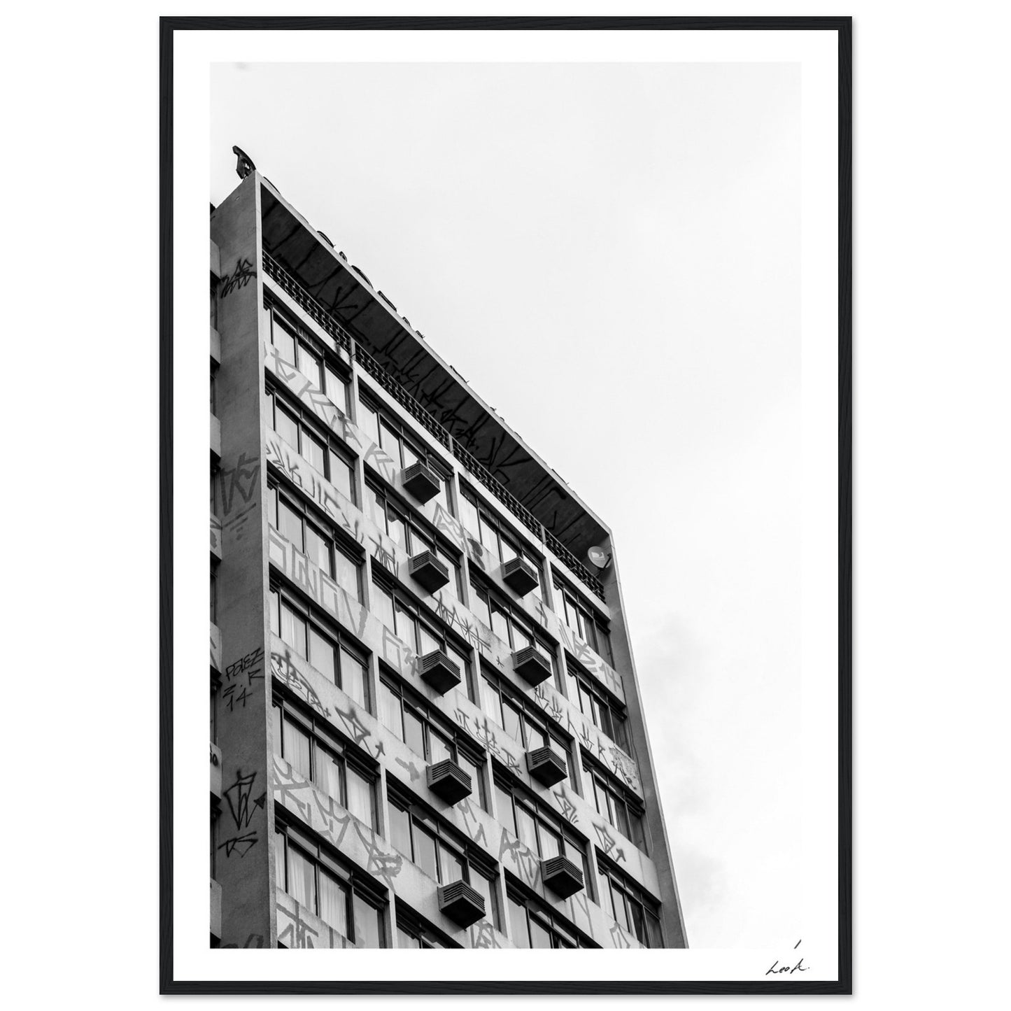 Street of CWB 3 - Premium Matte Paper Wooden Framed Poster