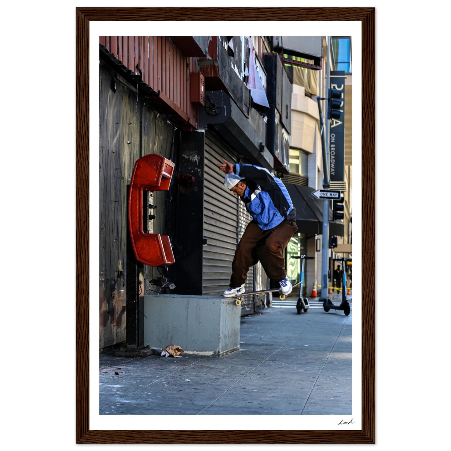 SS FS Nose Slide - Premium Matte Paper Wooden Framed Poster