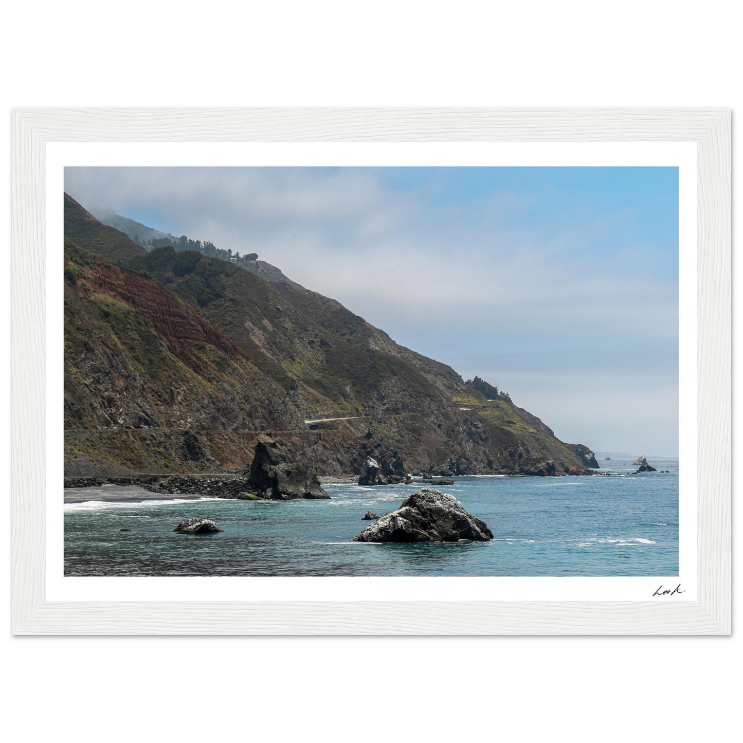 Big Sur Landscape 2 - Premium Matte Paper Wooden Framed Poster