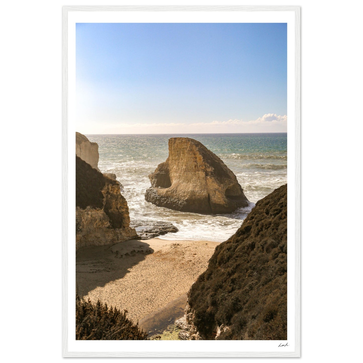 Daven Port Sharkfin - Premium Matte Paper Wooden Framed Poster