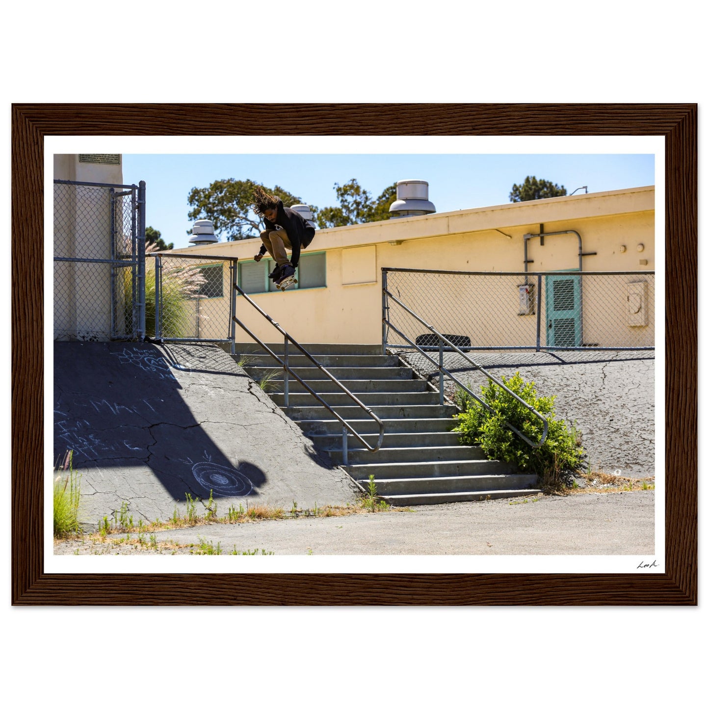 Melon Grab - Premium Matte Paper Wooden Framed Poster