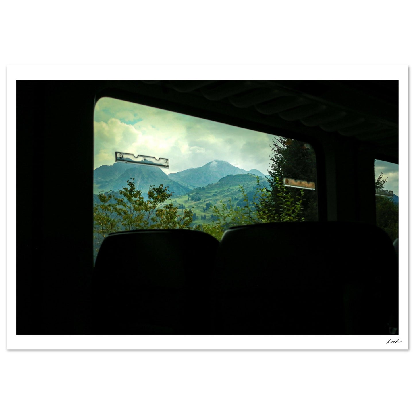 Austria Train View - Classic Matte Paper Poster
