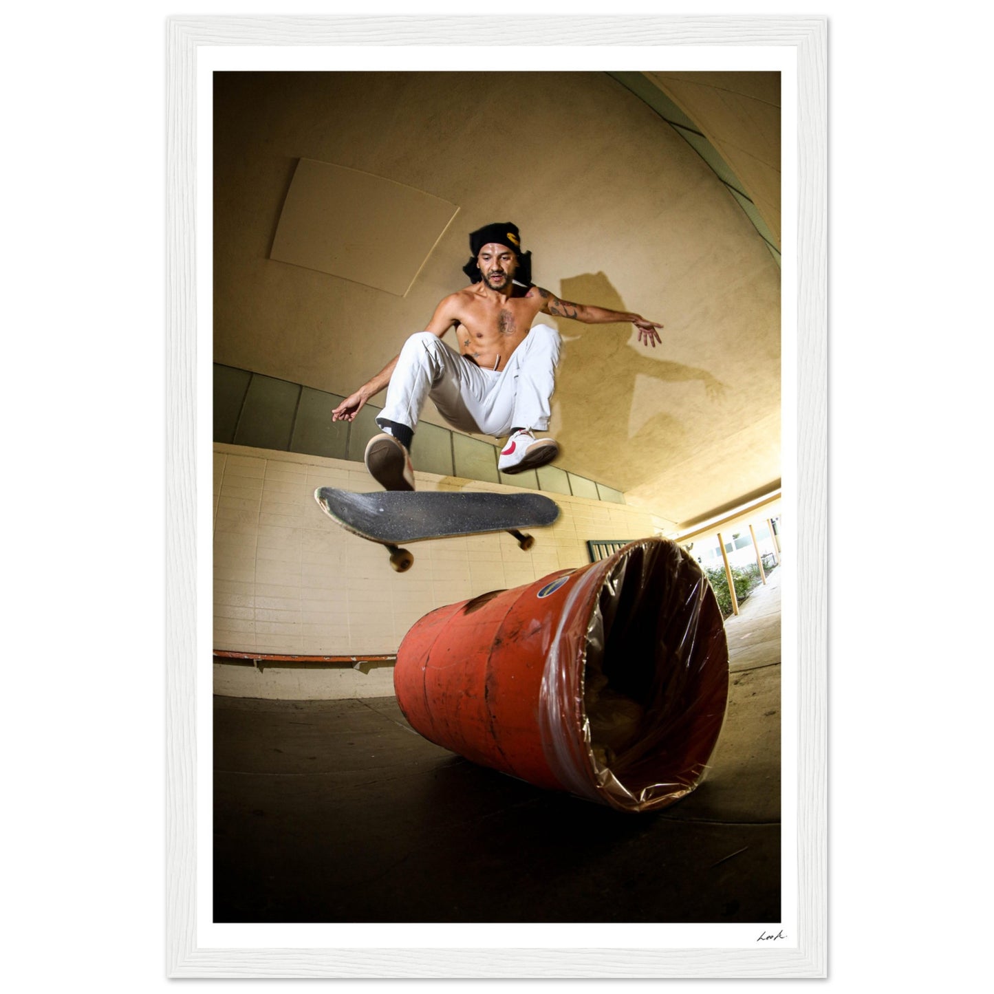 Kickflip 2 - Premium Matte Paper Wooden Framed Poster