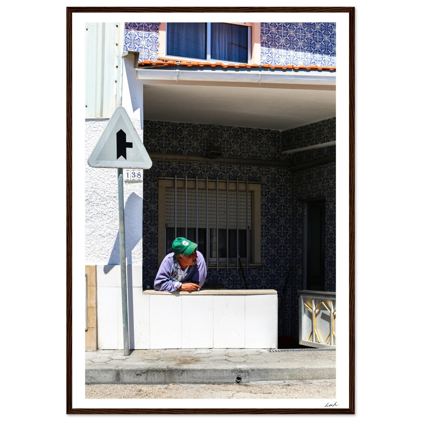 Morador de Costa Nova - Premium Matte Paper Wooden Framed Poster