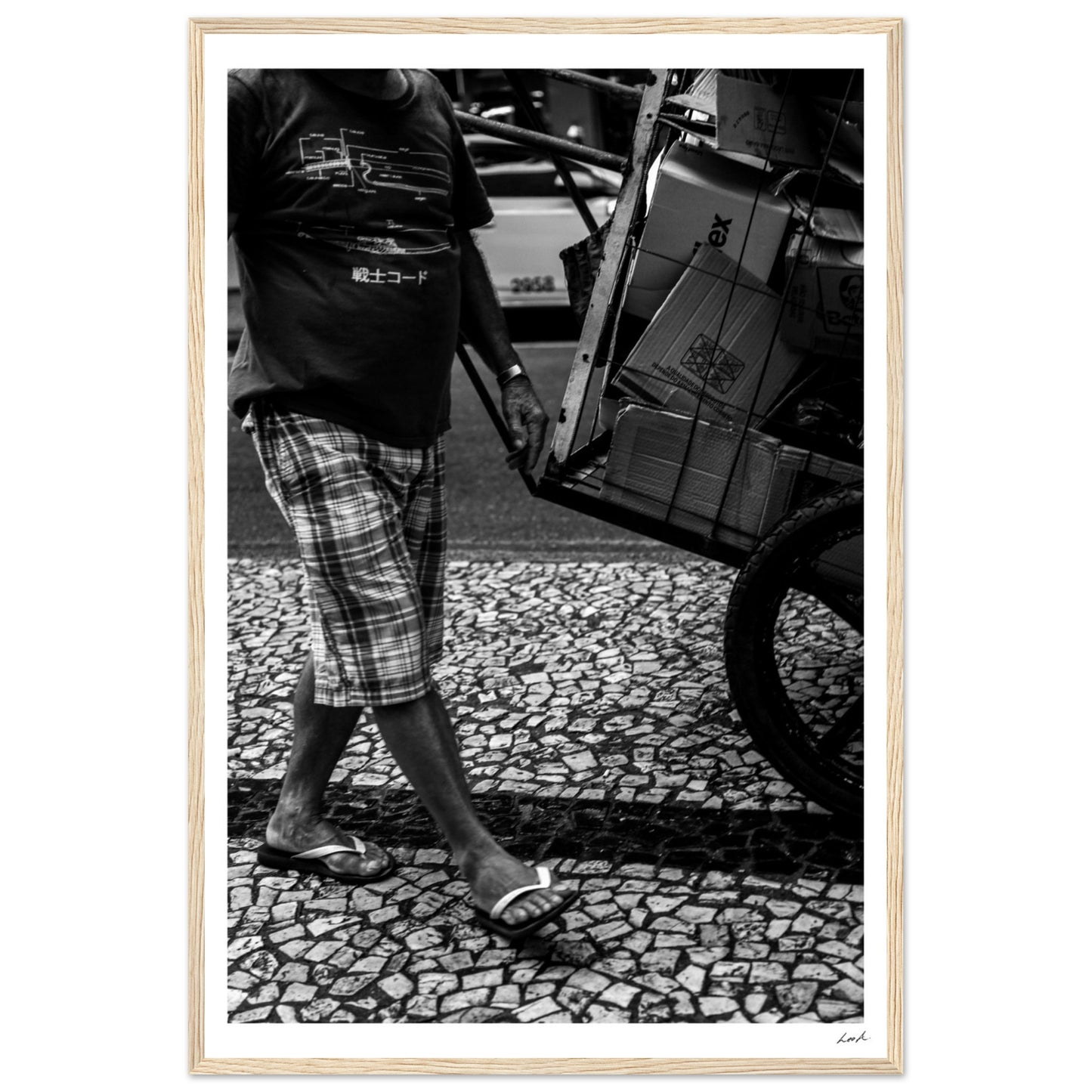 Street of CWB - Premium Matte Paper Wooden Framed Poster