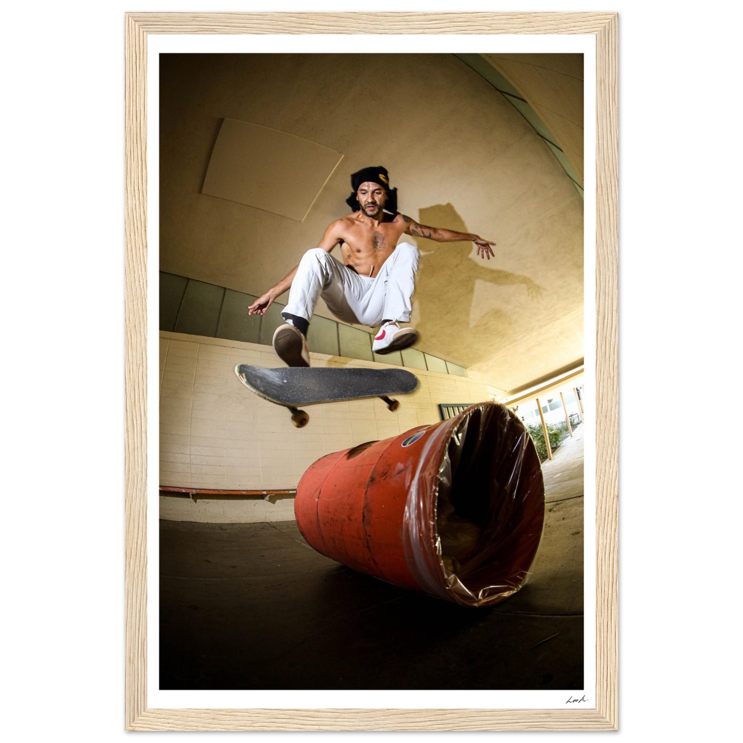 Kickflip 2 - Premium Matte Paper Wooden Framed Poster