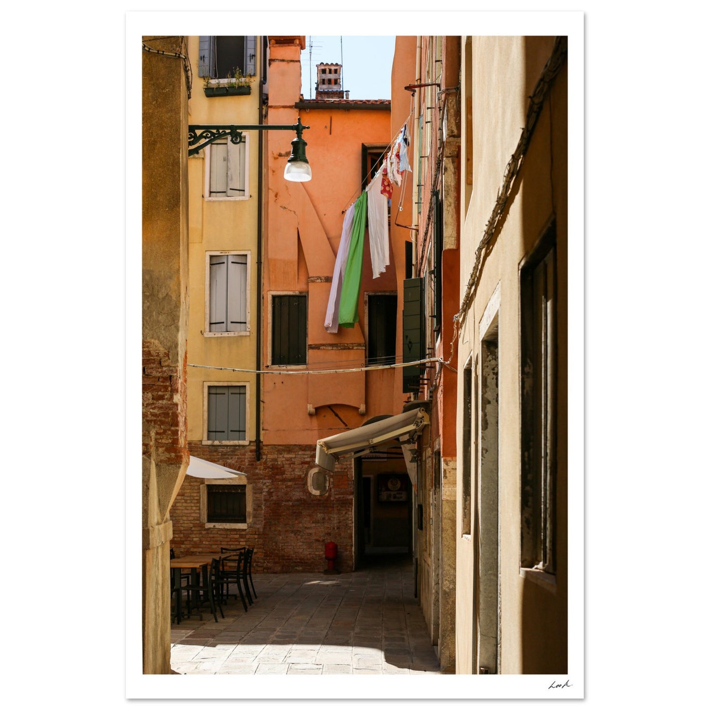 Street of Venice - Aluminum Print