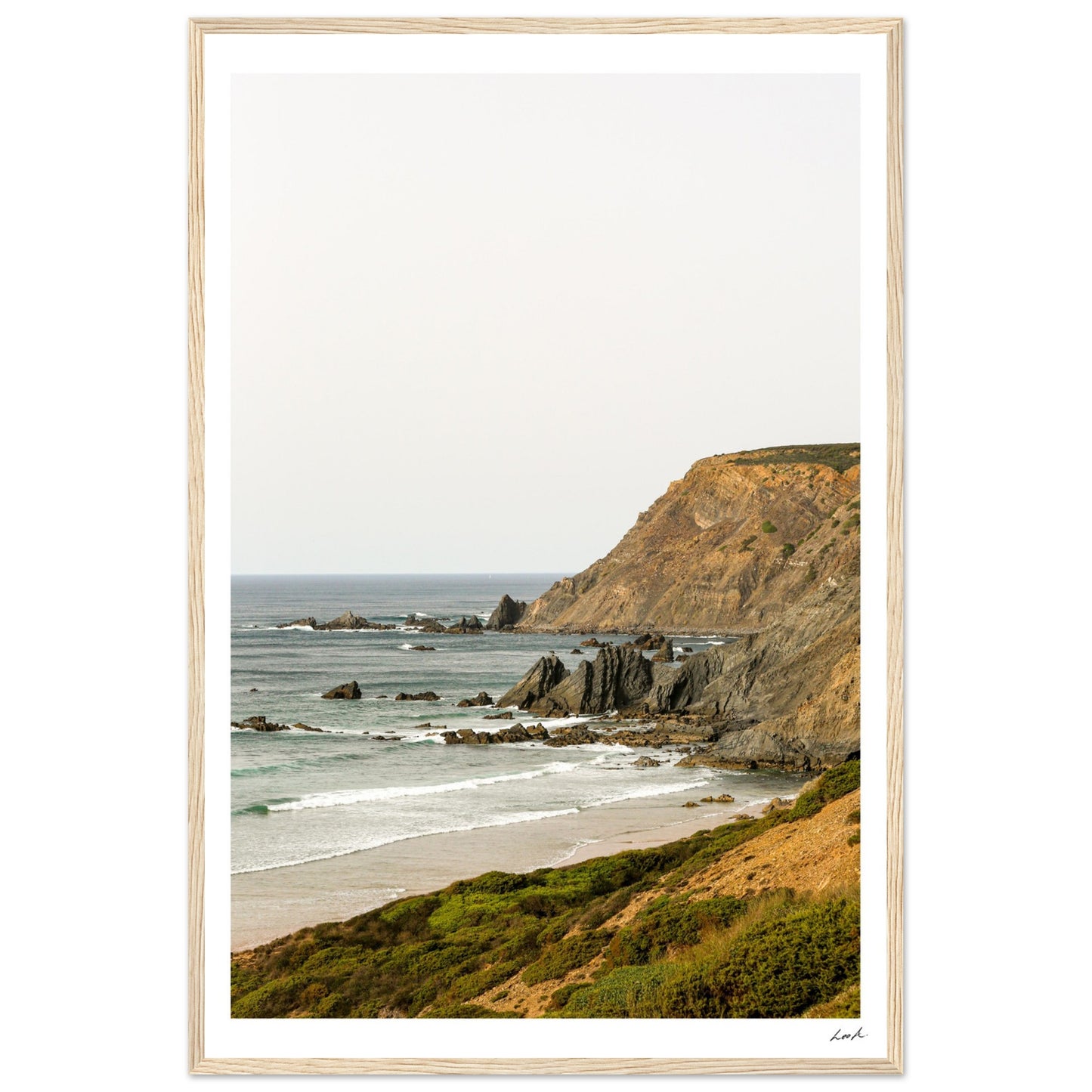 Ponta Ruiva PT - Premium Matte Paper Wooden Framed Poster