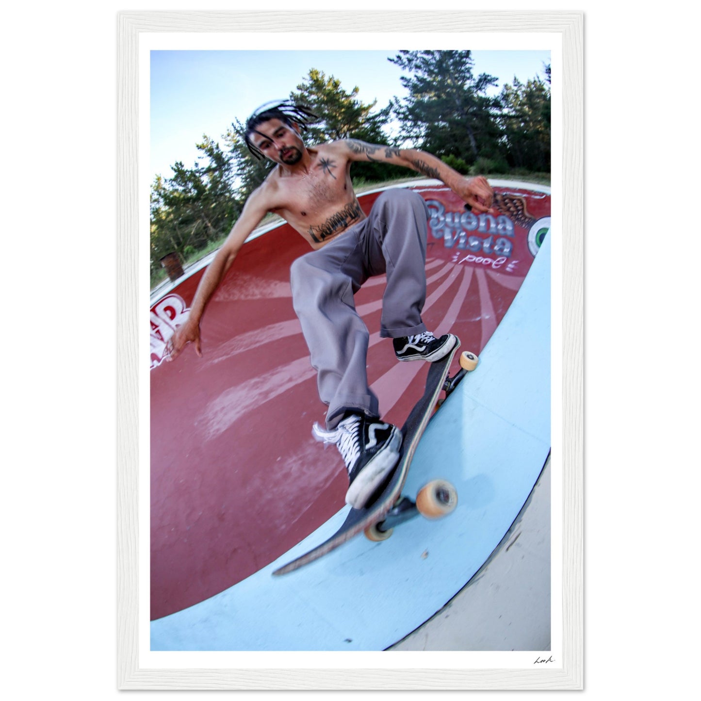 FS Feeble Buena Vista Pool - Premium Matte Paper Wooden Framed Poster