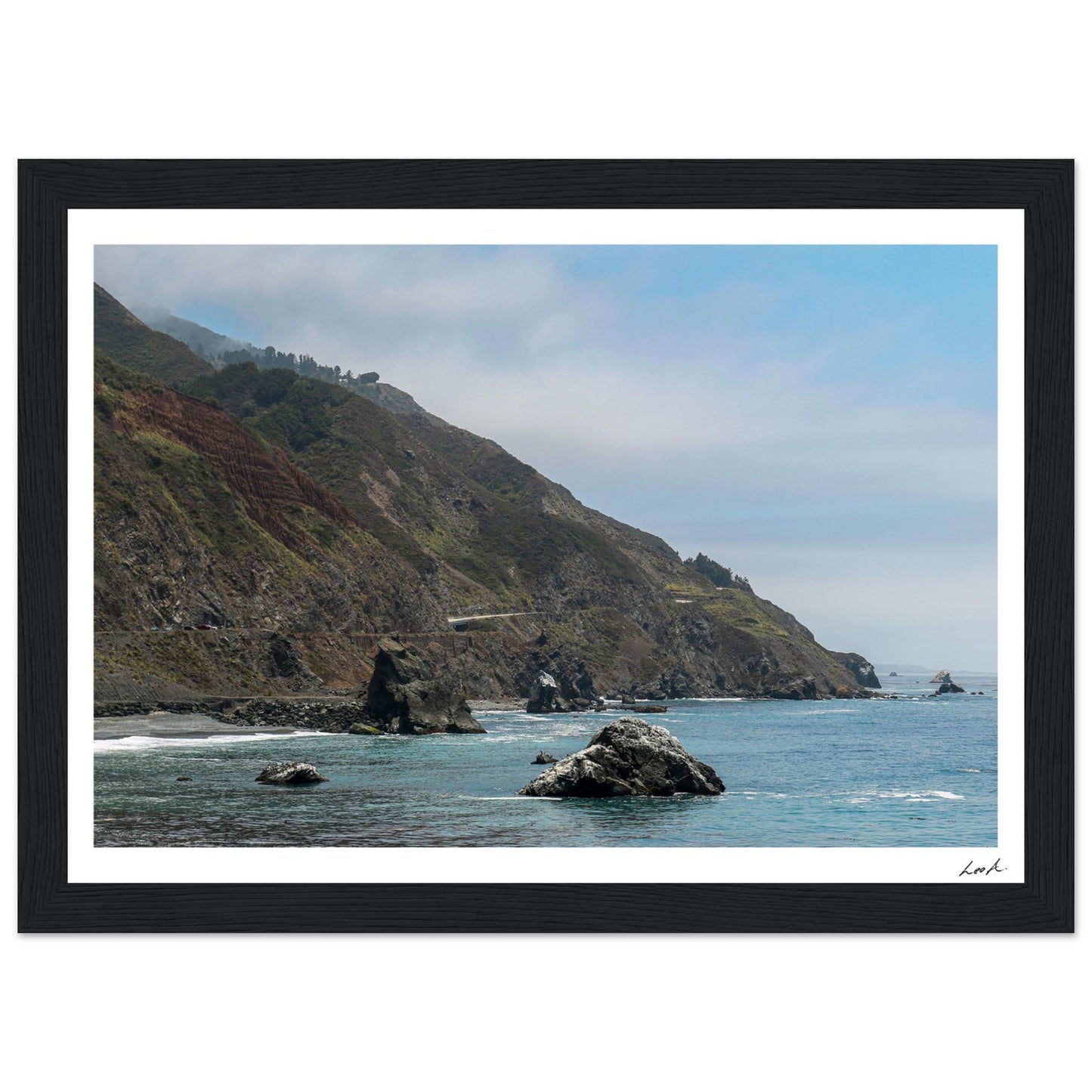 Big Sur Landscape 2 - Premium Matte Paper Wooden Framed Poster