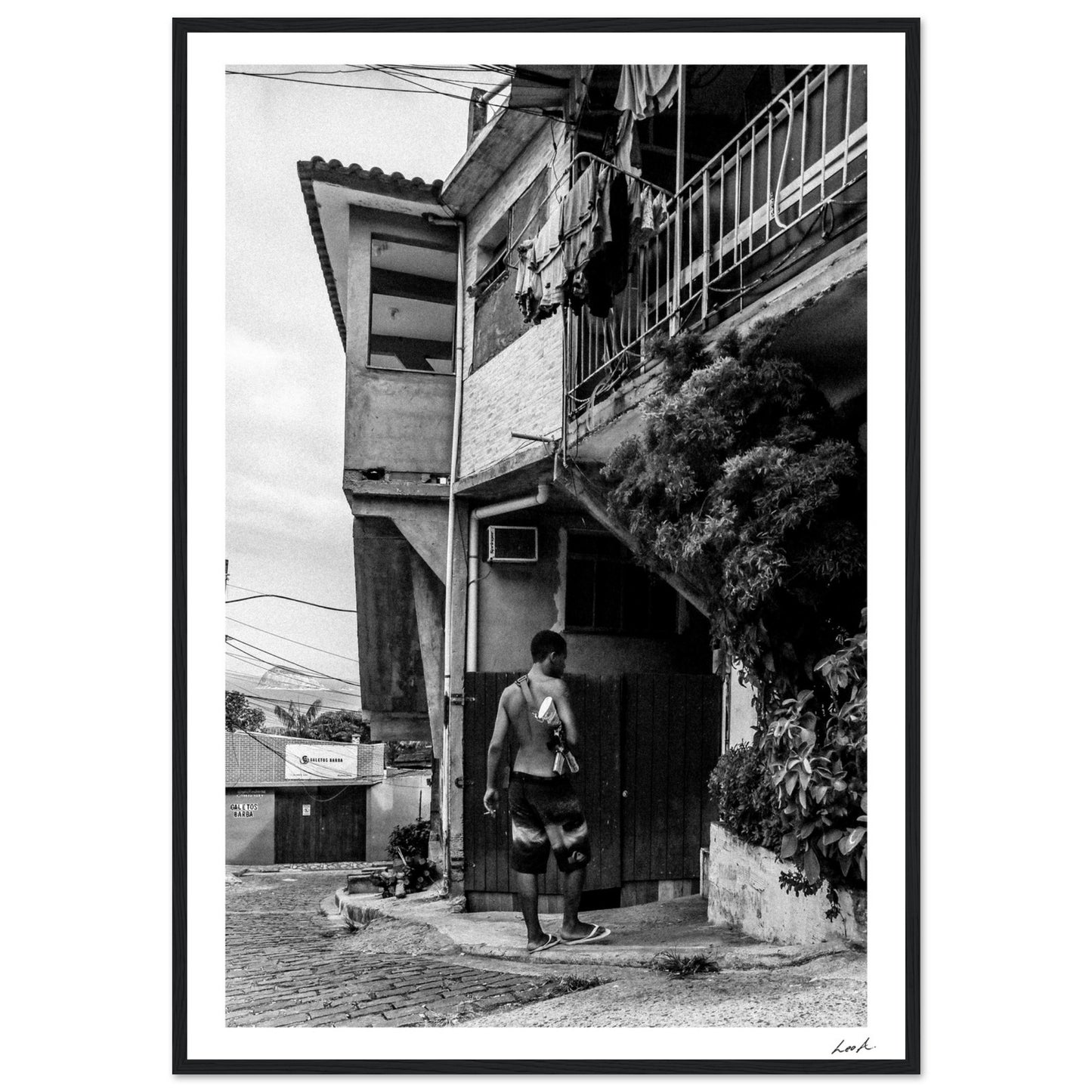 Street of RJ 3 - Premium Matte Paper Wooden Framed Poster