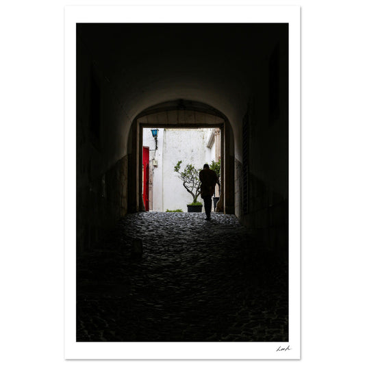 Street of Lisbon - Aluminum Print