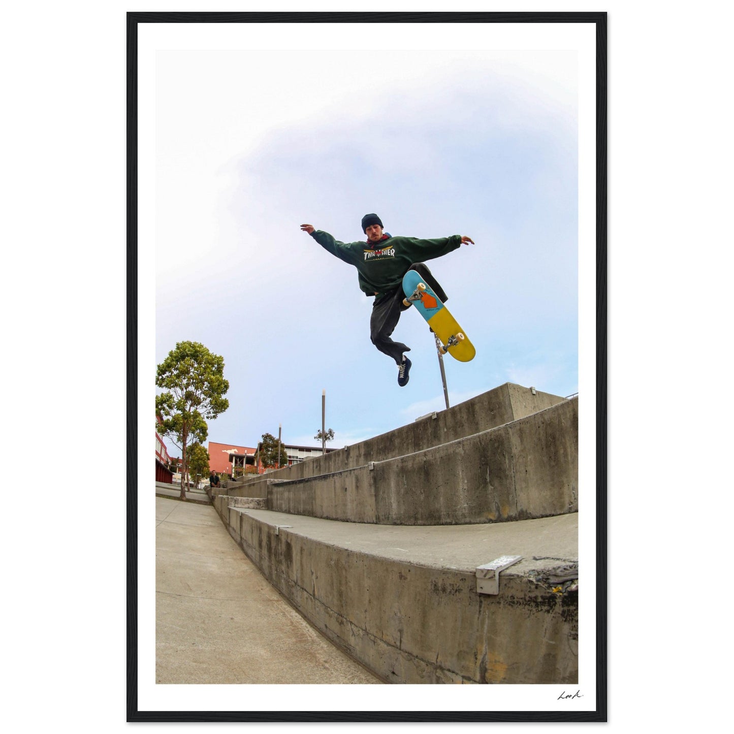 Brody Petulla No Comply Abraham Lincoln High School - Premium Matte Paper Wooden Framed Poster