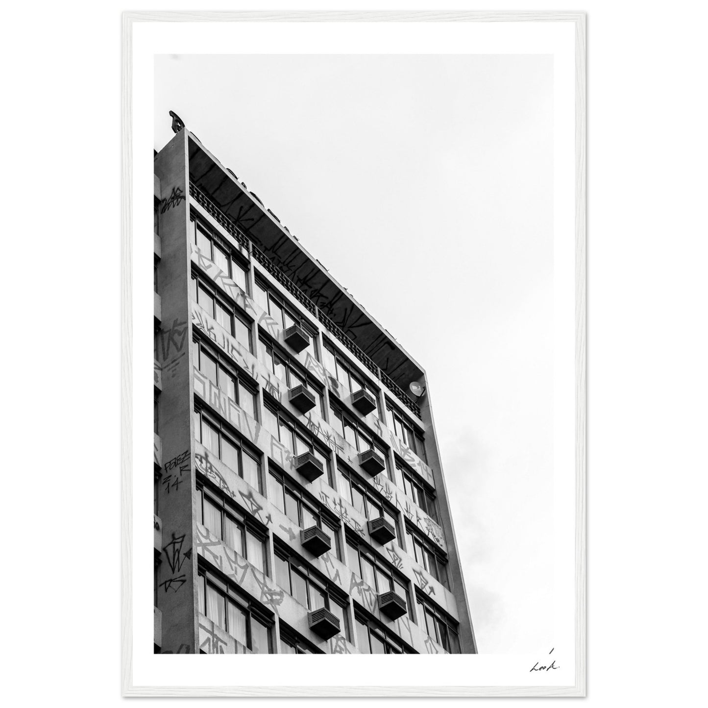 Street of CWB 3 - Premium Matte Paper Wooden Framed Poster