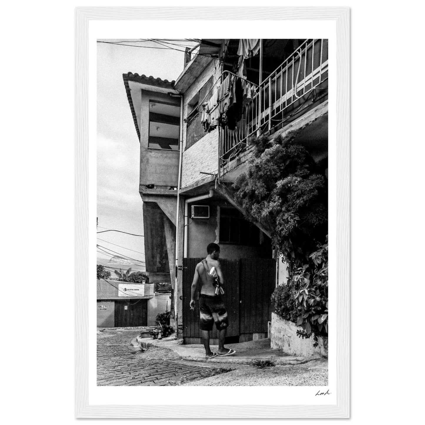 Street of RJ 3 - Premium Matte Paper Wooden Framed Poster