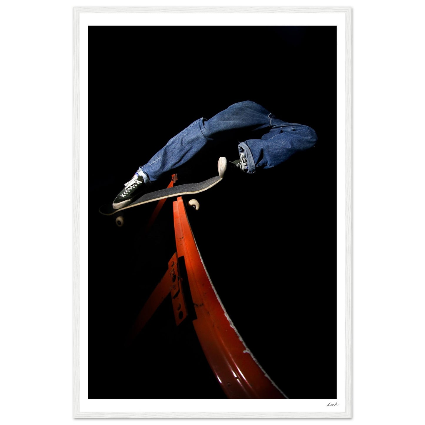 Lou Rock and Roll - Premium Matte Paper Wooden Framed Poster