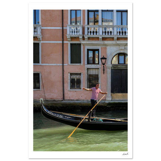 Street of Venice 8 - Aluminum Print