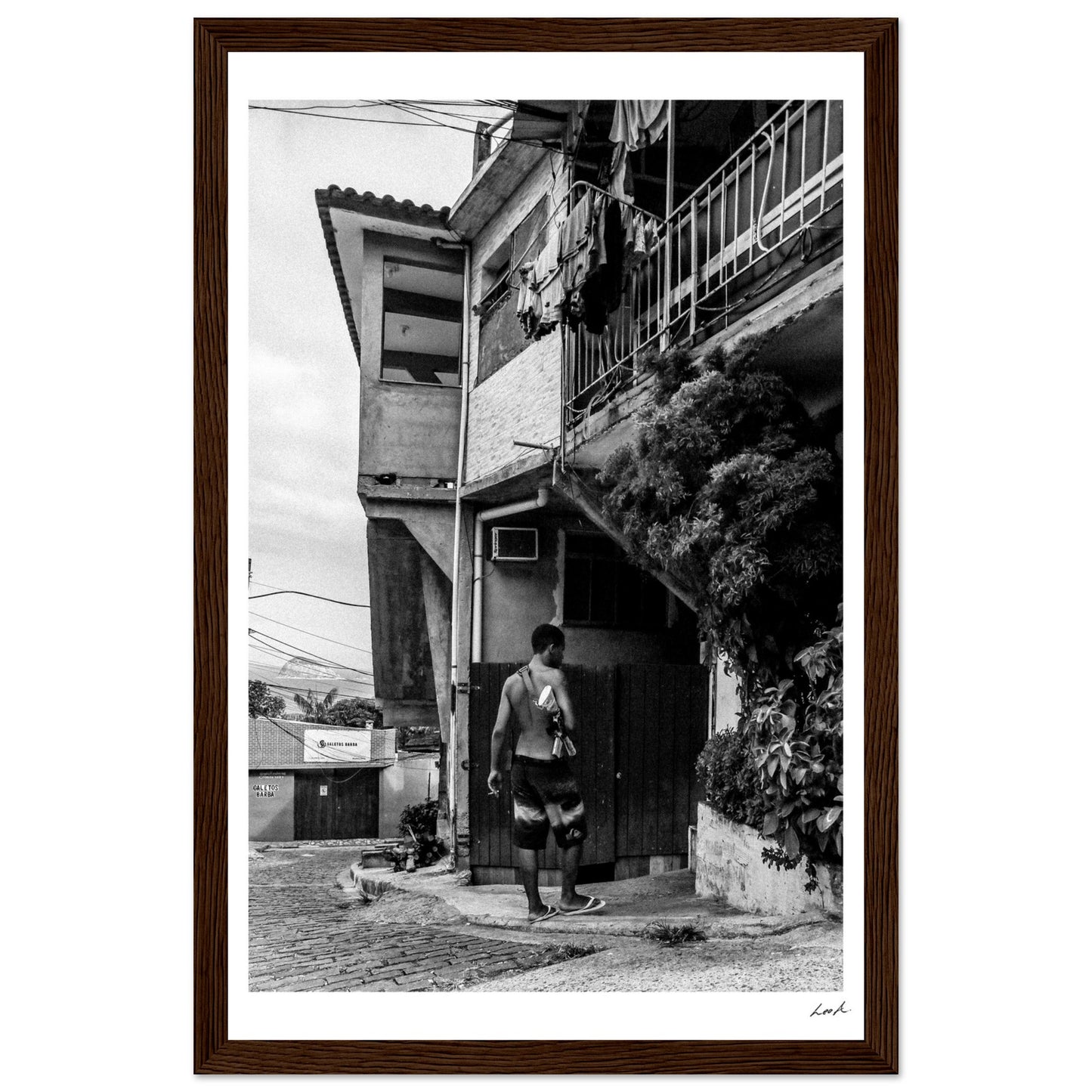 Street of RJ 3 - Premium Matte Paper Wooden Framed Poster