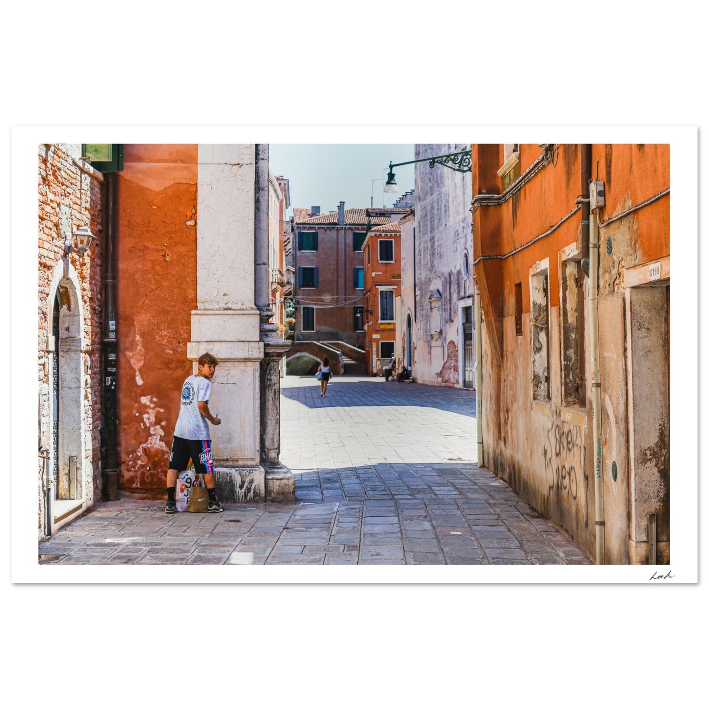 Street of Venice 5 - Aluminum Print