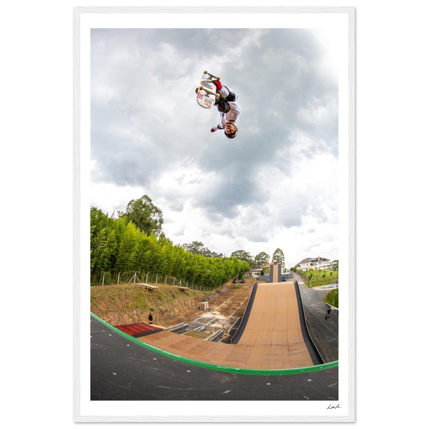 Curitiba Brazil - Premium Matte Paper Wooden Framed Poster