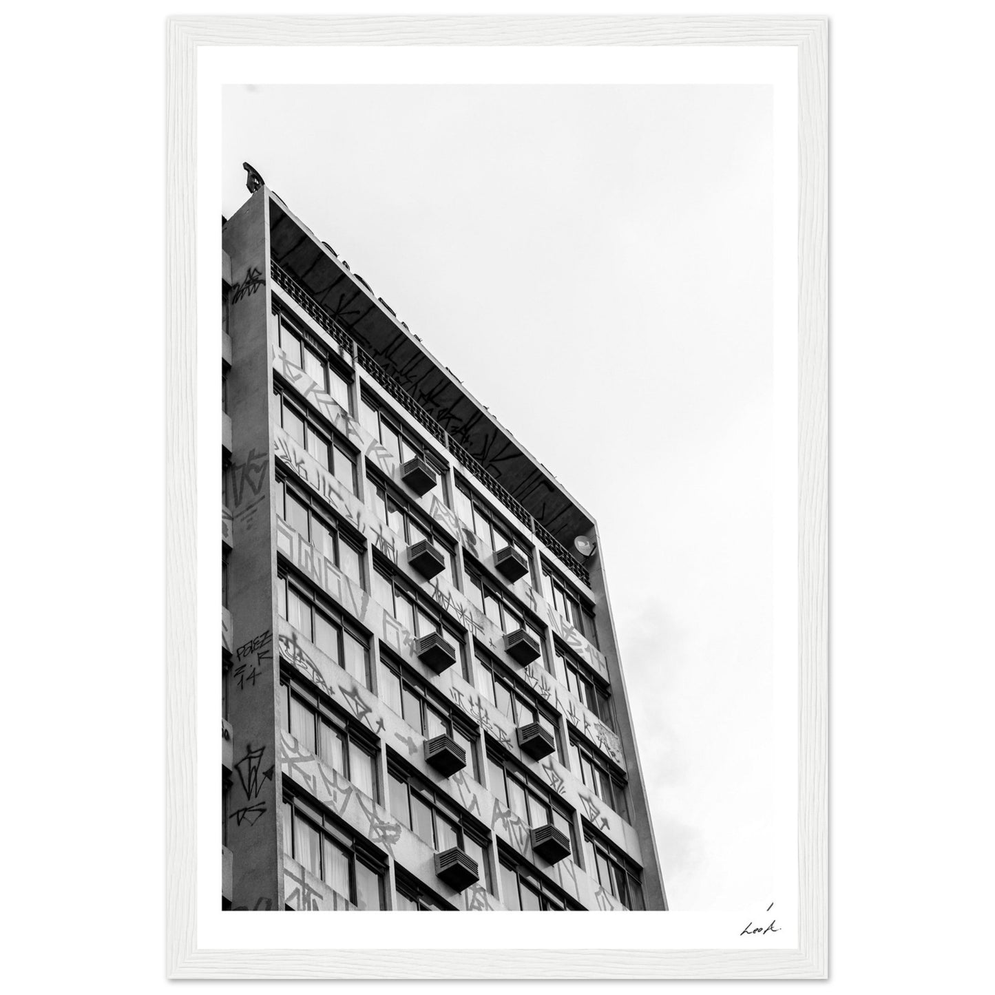 Street of CWB 3 - Premium Matte Paper Wooden Framed Poster