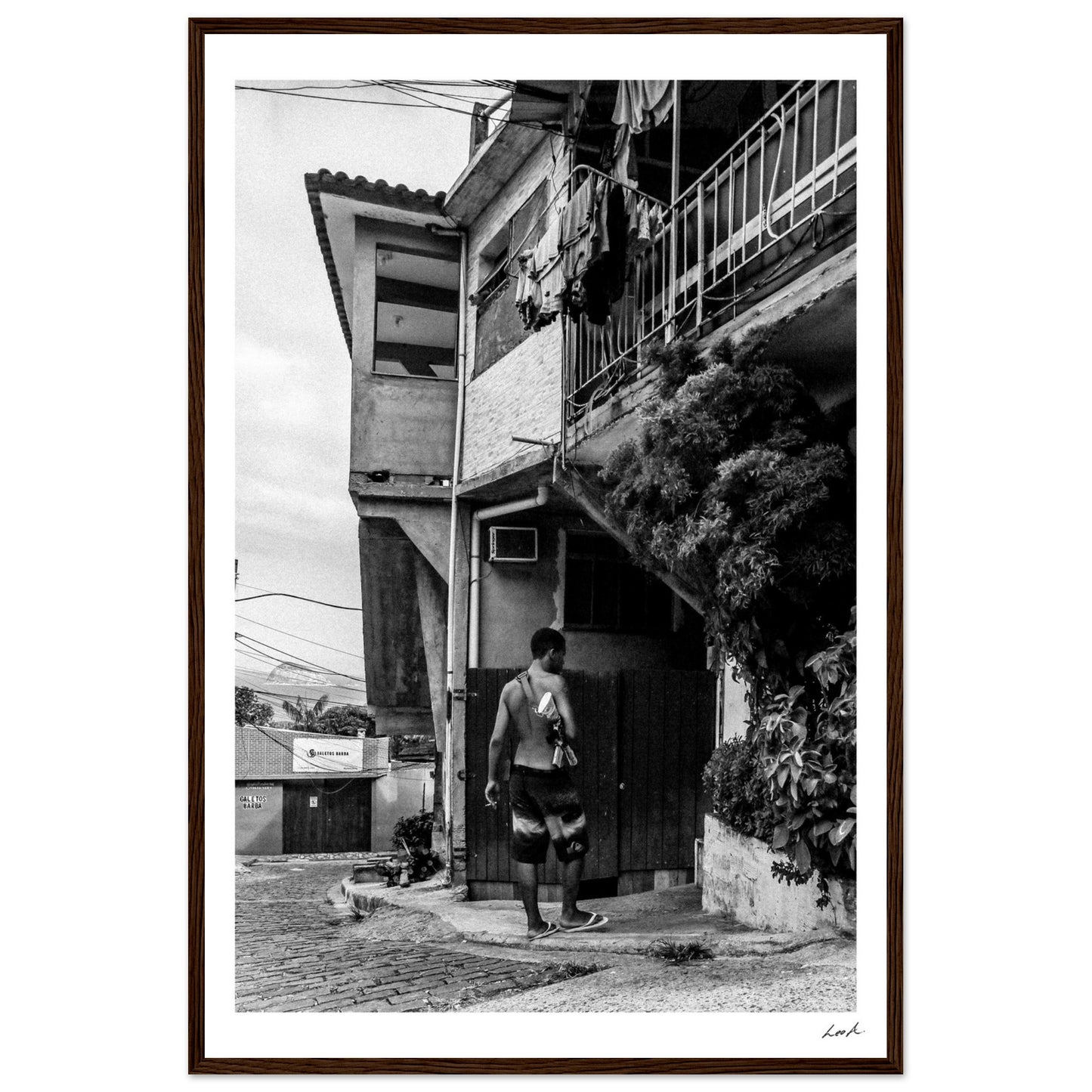 Street of RJ 3 - Premium Matte Paper Wooden Framed Poster